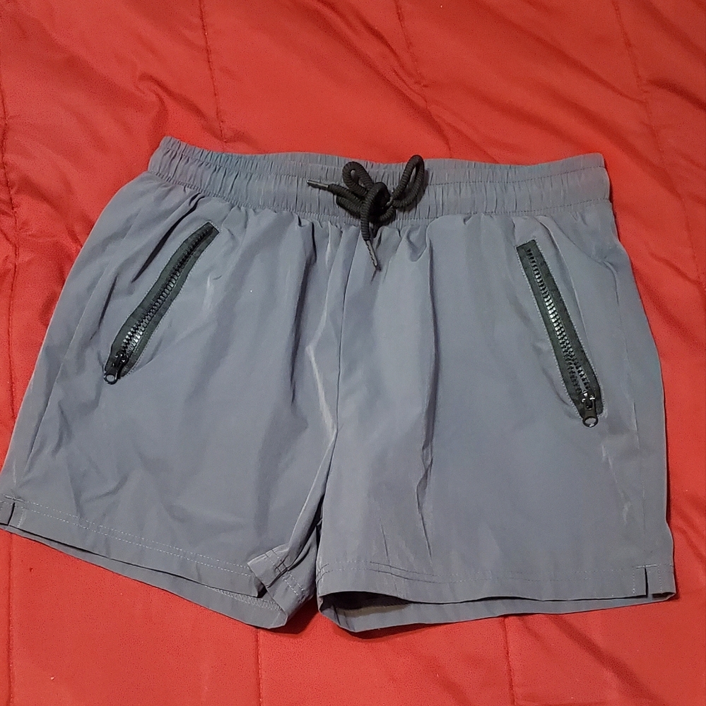 Source Unknown Dark Gray Athletic Shorts